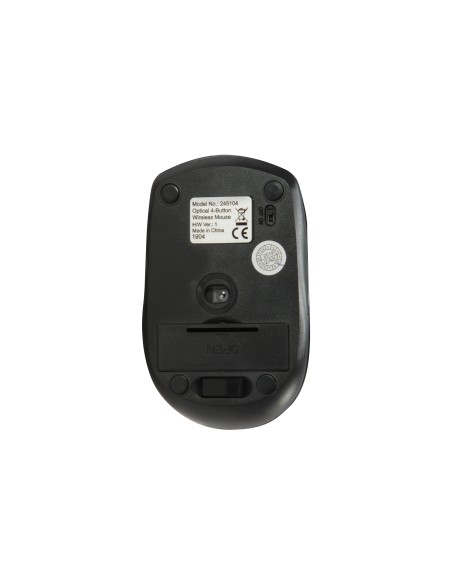 Equip 245104 ratón Viajes Ambidextro RF inalámbrico Óptico 1600 DPI