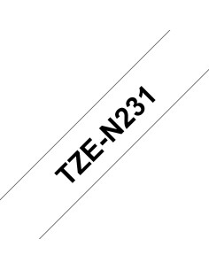 Brother TZE-N231 cinta para impresora de etiquetas Negro sobre blanco TZ