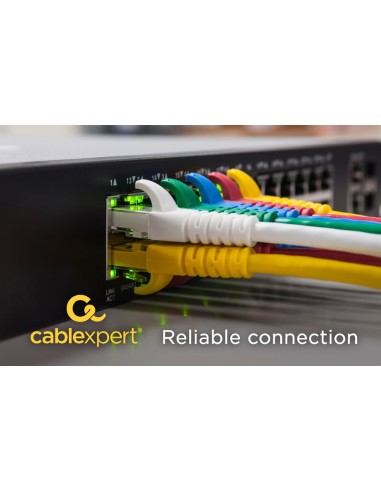 Gembird PP6A-LSZHCU-W-0.25M cable de red Blanco 0,25 m Cat6a S FTP (S-STP)
