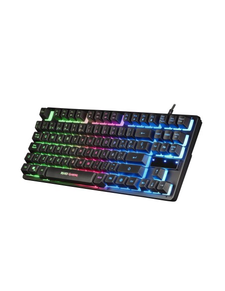 Mars Gaming Combo RGB Teclado y Ratón, Diseño TKL, Layout Español, MCPTKLES, Color Negro