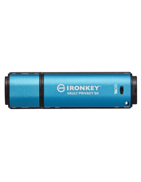 Kingston Technology IronKey 16GB Vault Privacy 50 cifrado AES-256, FIPS 197