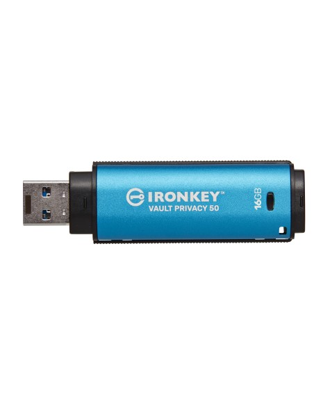 Kingston Technology IronKey 16GB Vault Privacy 50 cifrado AES-256, FIPS 197
