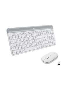 Logitech MK470 teclado Ratón incluido Oficina RF inalámbrico QWERTY Italiano Blanco