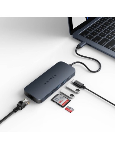 Targus HD4004GL base para portátil y replicador de puertos USB Tipo C Azul