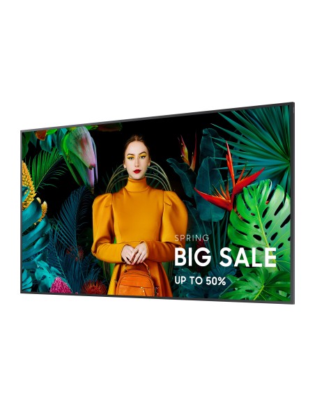 Samsung QB50C Pantalla plana para señalización digital 127 cm (50") LCD Wifi 350 cd   m² 4K Ultra HD Negro Procesador