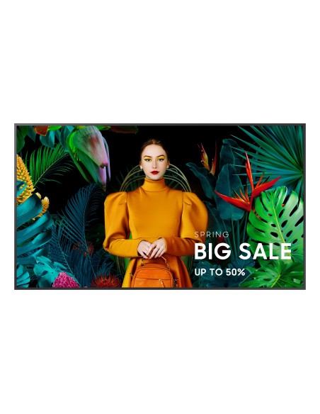 Samsung QB50C Pantalla plana para señalización digital 127 cm (50") LCD Wifi 350 cd   m² 4K Ultra HD Negro Procesador