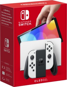 Nintendo Switch OLED videoconsola portátil 17,8 cm (7") 64 GB Pantalla táctil Wifi Blanco