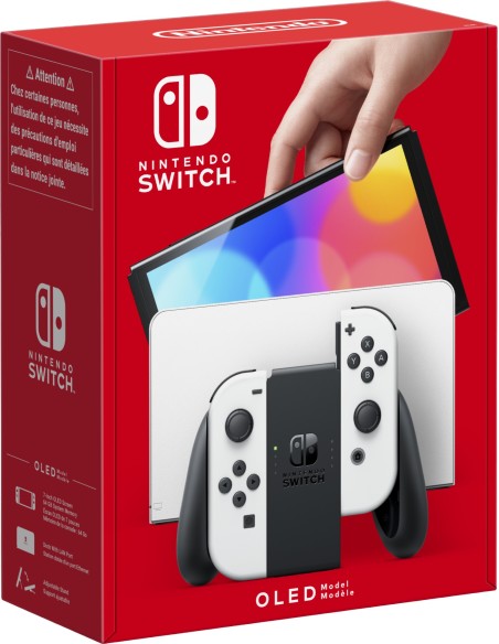 Nintendo Switch OLED videoconsola portátil 17,8 cm (7") 64 GB Pantalla táctil Wifi Blanco