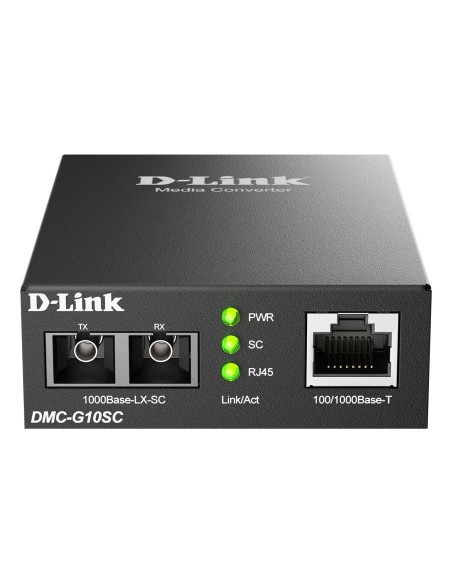 D-Link DMC-G10SC convertidor de medio 1000 Mbit s Monomodo D-Link DMC-G10SC convertidor de medio 1000 Mbit s Monomodo