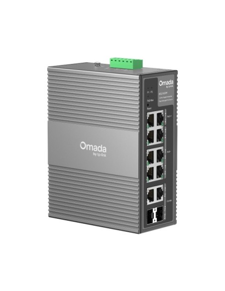 TP-Link Omada IES210GPP switch Gestionado Gigabit Ethernet (10 100 1000) Energía sobre Ethernet (PoE) DIN rail Gris
