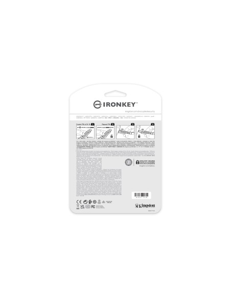 Kingston Technology IronKey Keypad 200 de 16 GB, FIPS 140-3 nivel 3 (pendiente) cifrado AES-256 Kingston Technology IronKey Keypad 200 de 16 GB, FIPS 140-3 nivel 3 (pendiente) cifrado AES-256