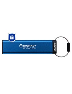 Kingston Technology IronKey Keypad 200 de 32 GB, FIPS 140-3 nivel 3 (pendiente) cifrado AES-256