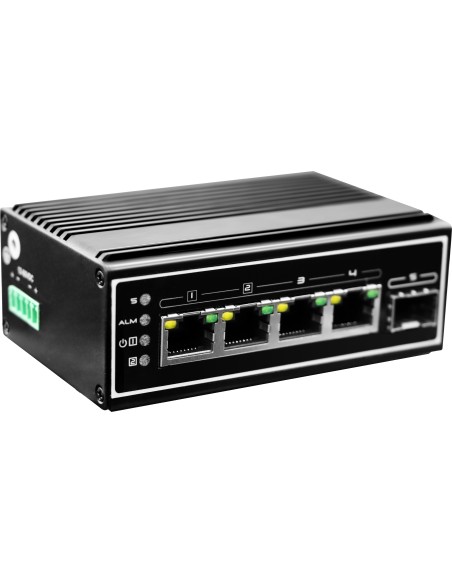 LevelOne IGP-0502 switch No administrado Gigabit Ethernet (10 100 1000) Energía sobre Ethernet (PoE) Negro