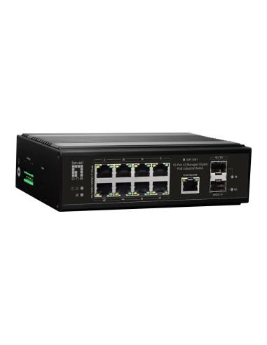 LevelOne IGP-1061 switch Gestionado L2 Gigabit Ethernet (10 100 1000) Energía sobre Ethernet (PoE) Negro