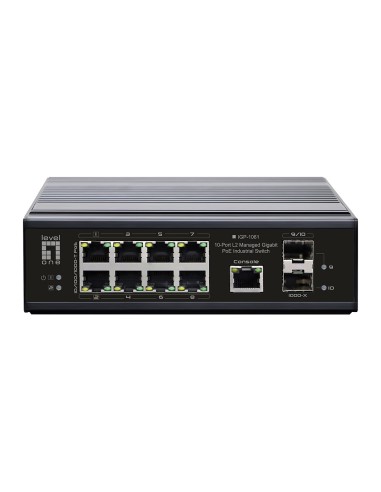 LevelOne IGP-1061 switch Gestionado L2 Gigabit Ethernet (10 100 1000) Energía sobre Ethernet (PoE) Negro
