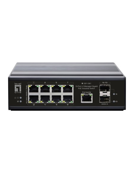 LevelOne IGP-1061 switch Gestionado L2 Gigabit Ethernet (10 100 1000) Energía sobre Ethernet (PoE) Negro