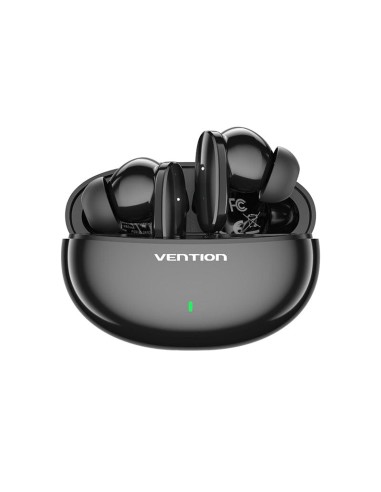 Vention Auriculares Bluetooth NBFB0 con estuche de carga  Autonomía 7h  Negros
