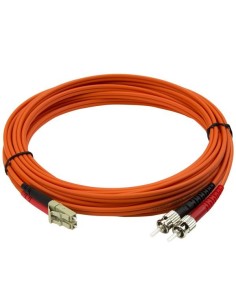StarTech.com Cable Adaptador de Red de 5m Multimodo Dúplex Fibra Óptica LC-ST 50 125 - Patch Duplex 2