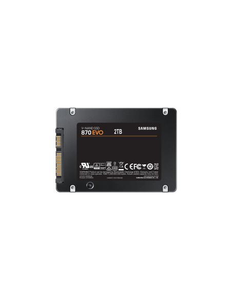 Samsung 870 EVO 2 TB 2.5" Serial ATA III V-NAND MLC Samsung 870 EVO 2 TB 2.5" Serial ATA III V-NAND MLC