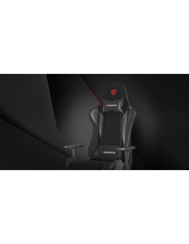 GENESIS Nitro 440 G2 Butaca para jugar Asiento acolchado Negro, Gris