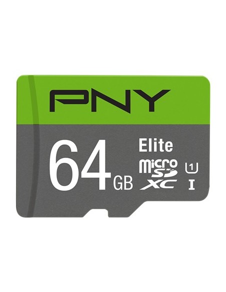 PNY Elite 64 GB MicroSDXC Clase 10 PNY Elite 64 GB MicroSDXC Clase 10