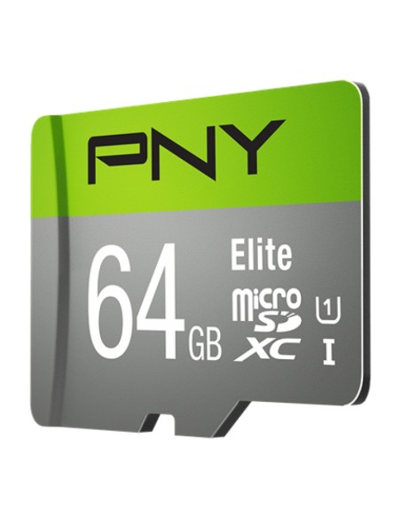 PNY Elite 64 GB MicroSDXC Clase 10 PNY Elite 64 GB MicroSDXC Clase 10