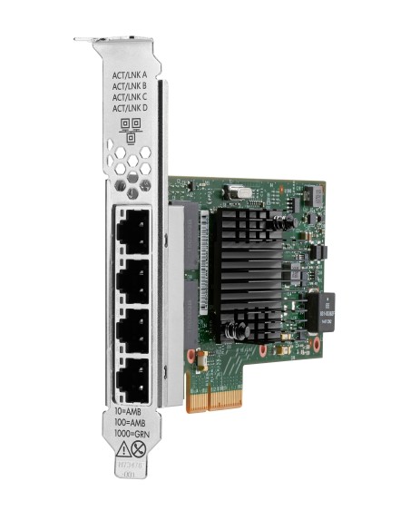 HPE Intel I350-T4 Ethernet 1Gb 4-port BASE-T Adapter for HPE Intel I350-T4 Ethernet 1Gb 4-port BASE-T Adapter for