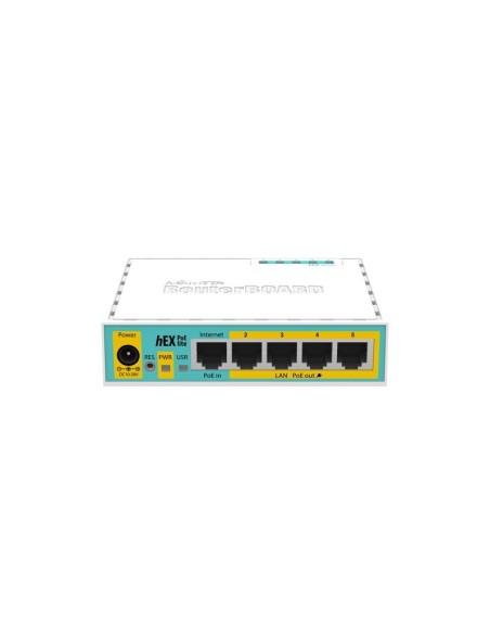 Mikrotik hEX PoE lite router Ethernet rápido Blanco Mikrotik hEX PoE lite router Ethernet rápido Blanco