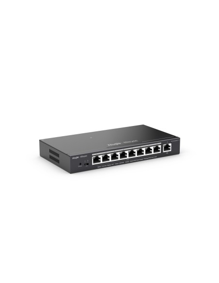 Ruijie Networks RG-ES209GC-P switch Gestionado Gigabit Ethernet (10 100 1000) Energía sobre Ethernet (PoE) Negro Ruijie Networks RG-ES209GC-P switch Gestionado Gigabit Ethernet (10 100 1000) Energía sobre Ethernet (PoE) Negro