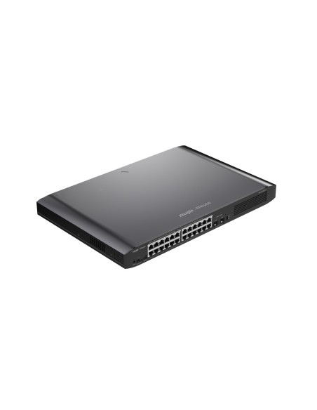 Ruijie Networks RG-ES226GC-P switch Gestionado L2 Gigabit Ethernet (10 100 1000) Energía sobre Ethernet (PoE) Negro Ruijie Networks RG-ES226GC-P switch Gestionado L2 Gigabit Ethernet (10 100 1000) Energía sobre Ethernet (PoE) Negro