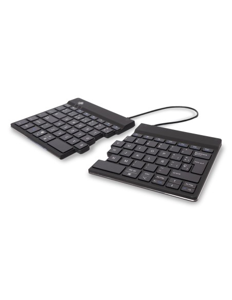 R-Go Tools Teclado ergonómico R-Go Split Break con software de pausa, teclado dividido ergonómico, QWERTY (ES), bluetooth, negro R-Go Tools Teclado ergonómico R-Go Split Break con software de pausa, teclado dividido ergonómico, QWERTY (ES), bluetooth, negro