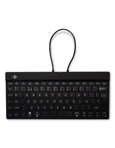 R-Go Tools Teclado ergonómico R-Go Split Break con software de pausa, teclado dividido ergonómico, QWERTY (ES), bluetooth, negro R-Go Tools Teclado ergonómico R-Go Split Break con software de pausa, teclado dividido ergonómico, QWERTY (ES), bluetooth, negro