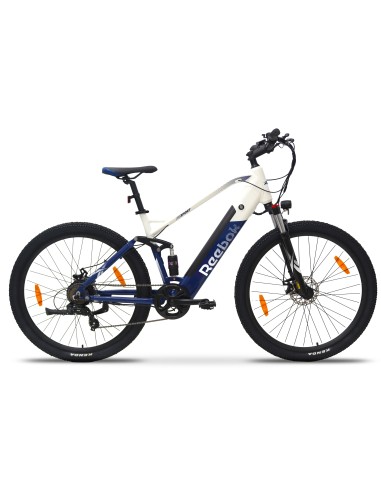 Reebok RK-FITMTBSP-BW bicicleta eléctrica Azul, Blanco Aluminio L 73,7 cm (29") 25,5 kg Litio