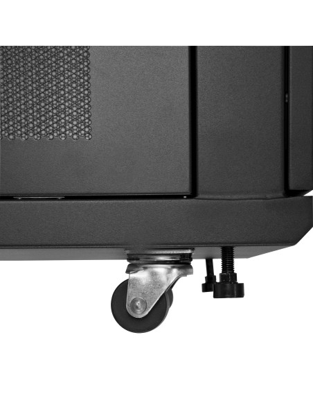 StarTech.com Armario Rack para Servidores 24U 19" 4 Columnas - Rack de Servidores con Cerradura y Seguro - Rack con Ruedas y StarTech.com Armario Rack para Servidores 24U 19" 4 Columnas - Rack de Servidores con Cerradura y Seguro - Rack con Ruedas y