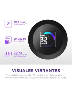 NZXT Kraken Plus 360 Procesador Sistema de refrigeración líquida todo en uno 12 cm Negro