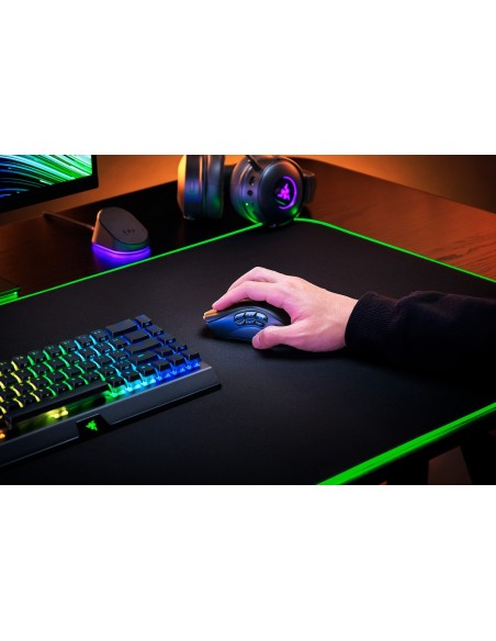 Razer Naga V2 Pro ratón Juego mano derecha RF Wireless + Bluetooth + USB Type-C Óptico 30000 DPI Razer Naga V2 Pro ratón Juego mano derecha RF Wireless + Bluetooth + USB Type-C Óptico 30000 DPI