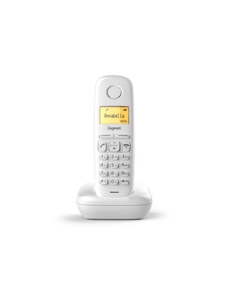 Gigaset A170 Teléfono DECT Identificador de llamadas Blanco Gigaset A170 Teléfono DECT Identificador de llamadas Blanco