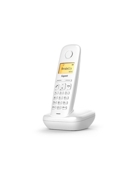 Gigaset A170 Teléfono DECT Identificador de llamadas Blanco Gigaset A170 Teléfono DECT Identificador de llamadas Blanco