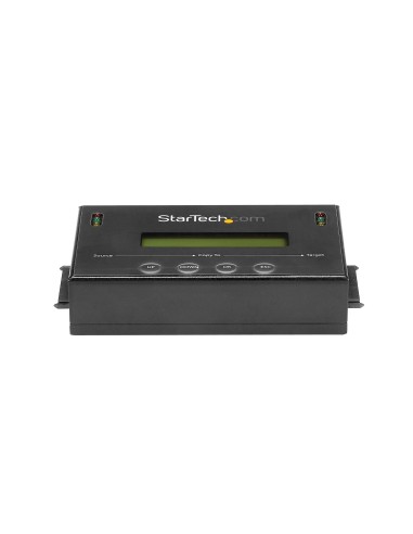 StarTech.com Clonador y Borrador Autónomo 1 1 para Discos Duros SSDs SATA - con Pantalla LCD - TAA - Independiente del Sistema