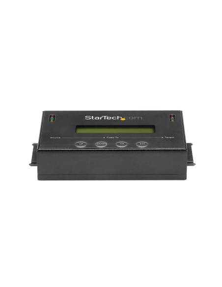 StarTech.com Clonador y Borrador Autónomo 1 1 para Discos Duros SSDs SATA - con Pantalla LCD - TAA - Independiente del Sistema StarTech.com Clonador y Borrador Autónomo 1 1 para Discos Duros SSDs SATA - con Pantalla LCD - TAA - Independiente del Sistema