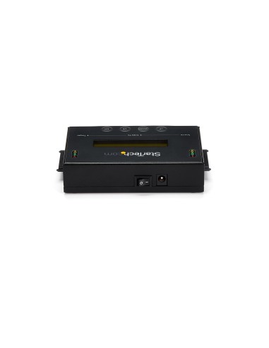 StarTech.com Clonador y Borrador Autónomo 1 1 para Discos Duros SSDs SATA - con Pantalla LCD - TAA - Independiente del Sistema