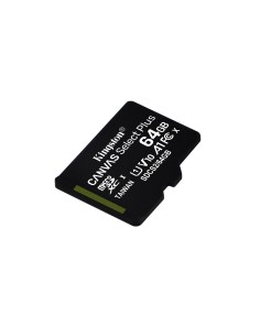 Kingston Technology Paquete de una tarjeta micSDXC Canvas Select Plus 100R A1 C10 de 64 GB sin ADP 2