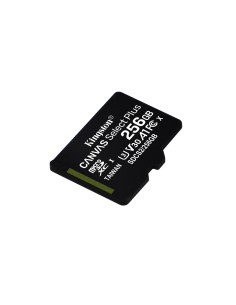 Kingston Technology Canvas Select Tarjeta micSDXC Plus 100R A1 C10 de 256 GB + ADP 2