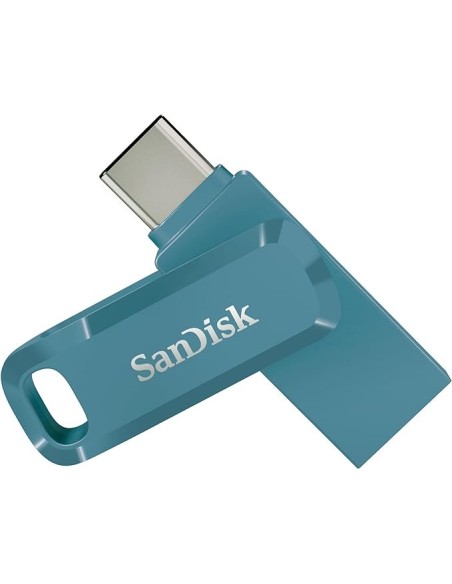 SanDisk Ultra Dual Drive Go USB 64GB unidad flash USB USB Type-A   USB Type-C 3.2 Gen 1 (3.1 Gen 1) Azul SanDisk Ultra Dual Drive Go USB 64GB unidad flash USB USB Type-A   USB Type-C 3.2 Gen 1 (3.1 Gen 1) Azul
