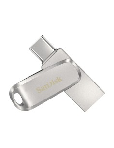 SanDisk Ultra Dual Drive Luxe unidad flash USB 64 GB USB Type-A   USB Type-C 3.2 Gen 1 (3.1 Gen 1) Acero inoxidable 2