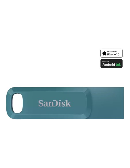 SanDisk Ultra Dual Drive Go unidad flash USB 1 TB USB Tipo C 3.2 Gen 1 (3.1 Gen 1) Turquesa SanDisk Ultra Dual Drive Go unidad flash USB 1 TB USB Tipo C 3.2 Gen 1 (3.1 Gen 1) Turquesa