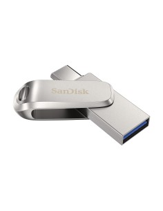 SanDisk Ultra Dual Drive Luxe unidad flash USB 256 GB USB Type-A   USB Type-C 3.2 Gen 1 (3.1 Gen 1) Acero inoxidable 2