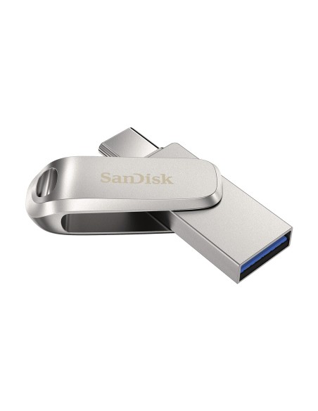 SanDisk Ultra Dual Drive Luxe unidad flash USB 256 GB USB Type-A   USB Type-C 3.2 Gen 1 (3.1 Gen 1) Acero inoxidable SanDisk Ultra Dual Drive Luxe unidad flash USB 256 GB USB Type-A   USB Type-C 3.2 Gen 1 (3.1 Gen 1) Acero inoxidable