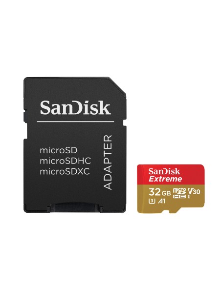 SanDisk Extreme 32 GB MicroSDHC UHS-I Clase 10 SanDisk Extreme 32 GB MicroSDHC UHS-I Clase 10