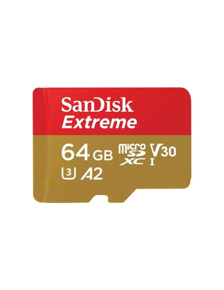 SanDisk Extreme 64 GB MicroSDXC UHS-I Clase 10 SanDisk Extreme 64 GB MicroSDXC UHS-I Clase 10